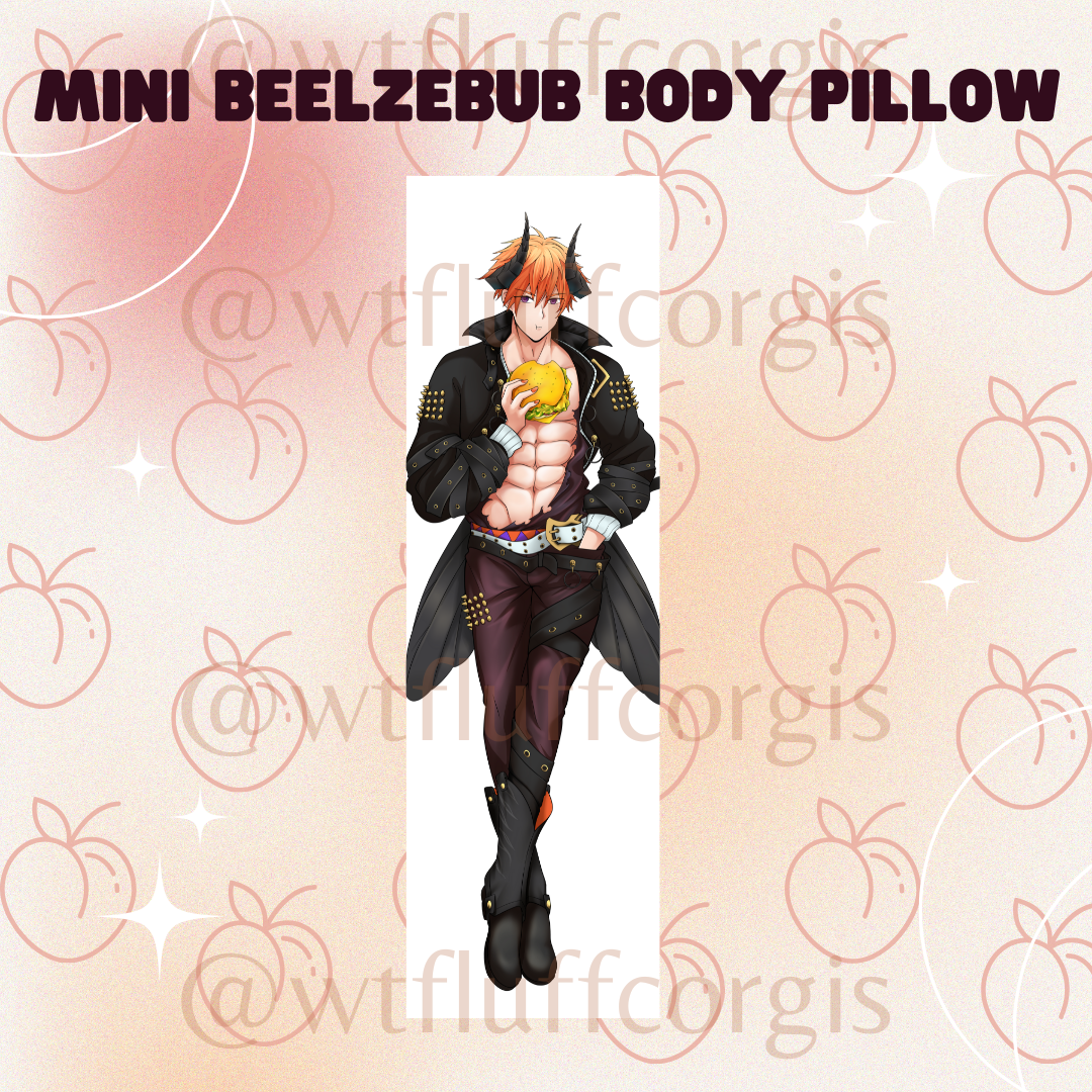 Mini Beelzebub Body Pillow Keychain