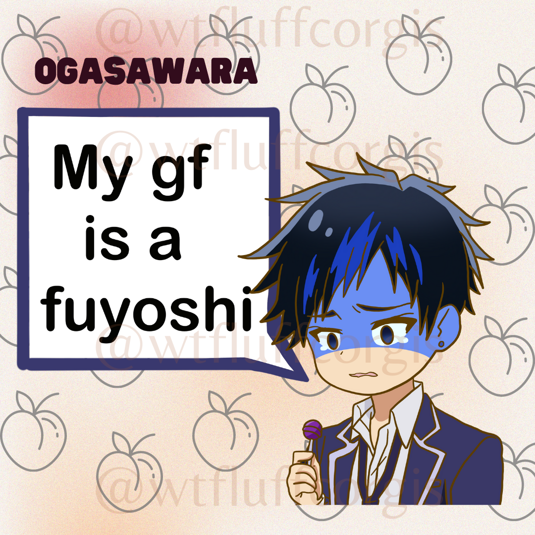 Jirou Ogasawara from Sasaki and Miyano Decal Sticker