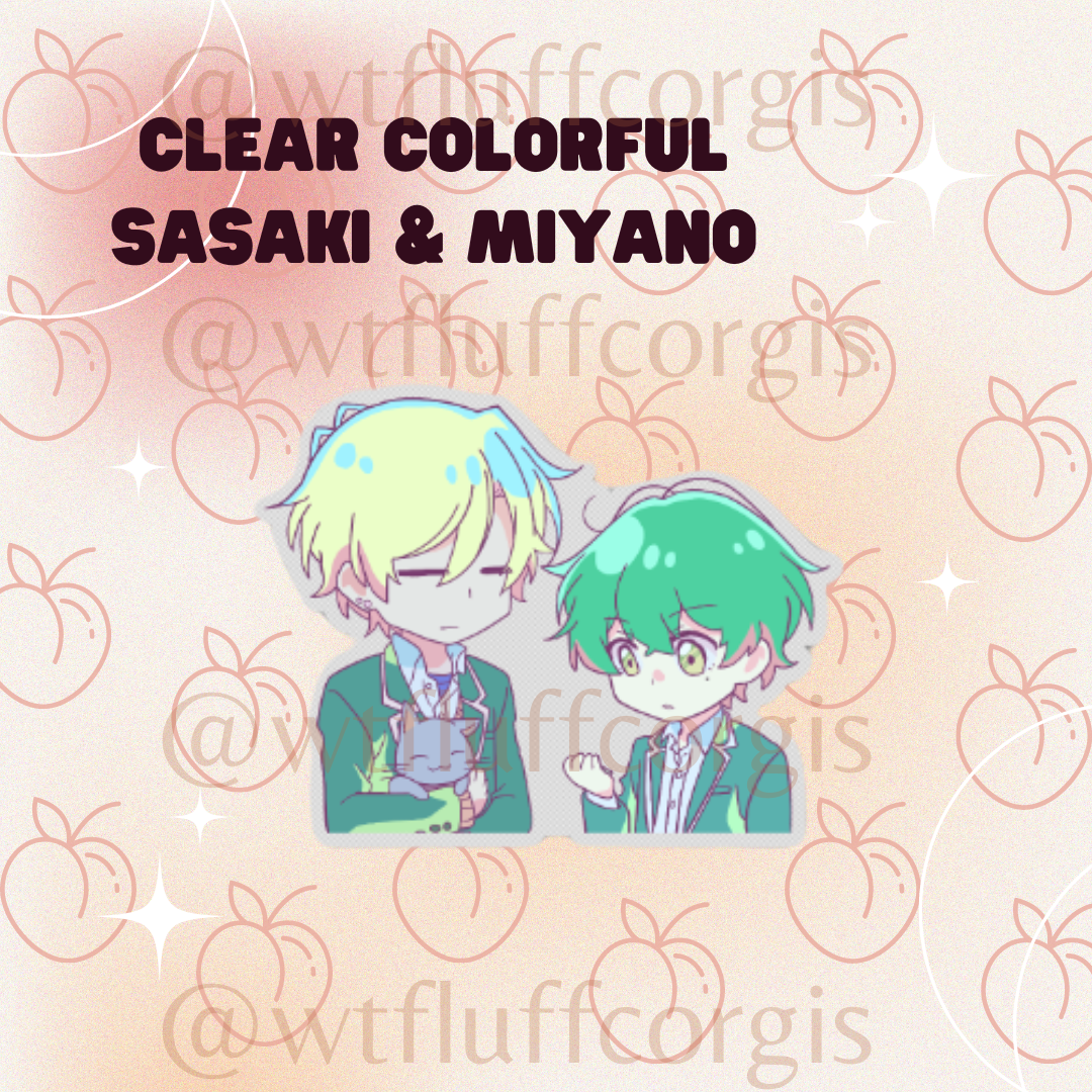 Sasaki and Miyano pack | Sticker