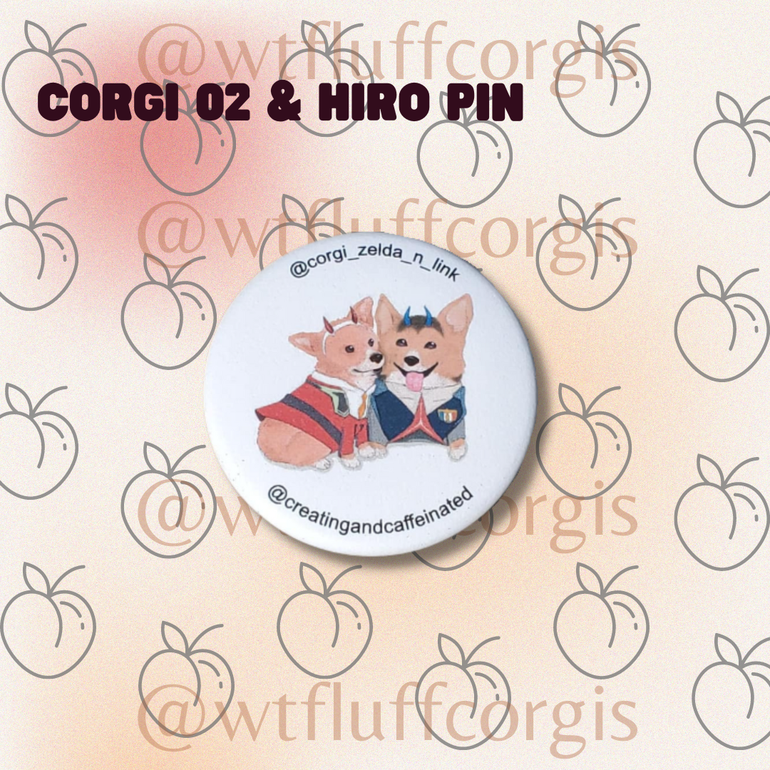 Corgi 02 and Hiro Pin