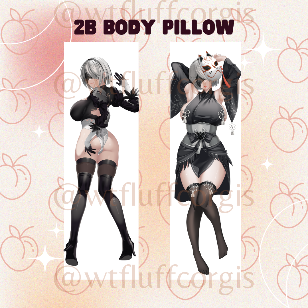 2B Body Pillow Case Nikke Collaboration with Nier