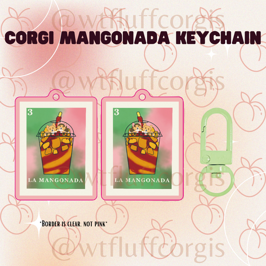 Corgi Mangonada Keychain