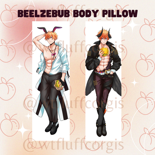 Beelzebub Body Pillow Case