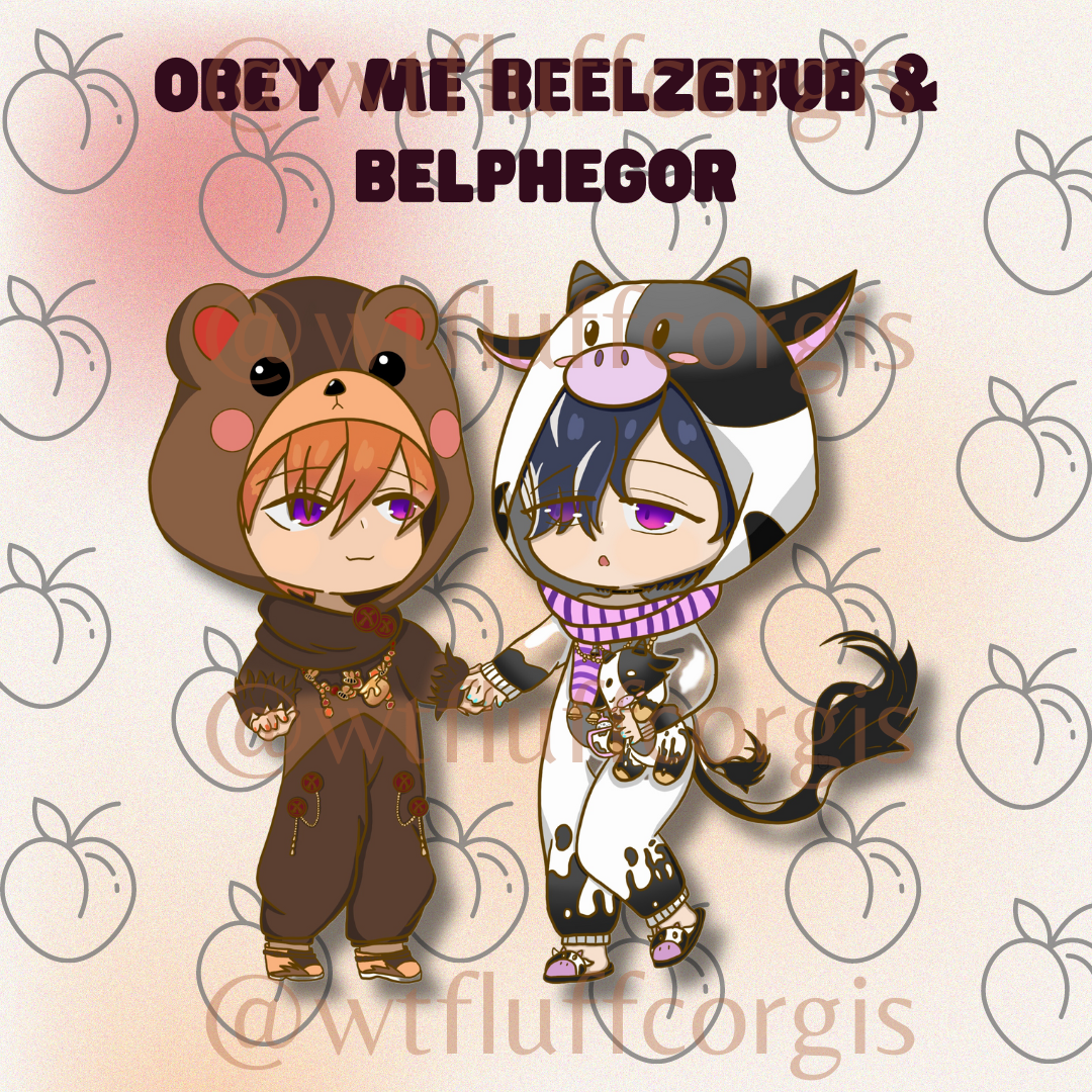 Obey Me Beelzebub & Belphegor