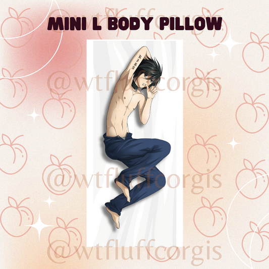 Mini L Body Pillow Keychain