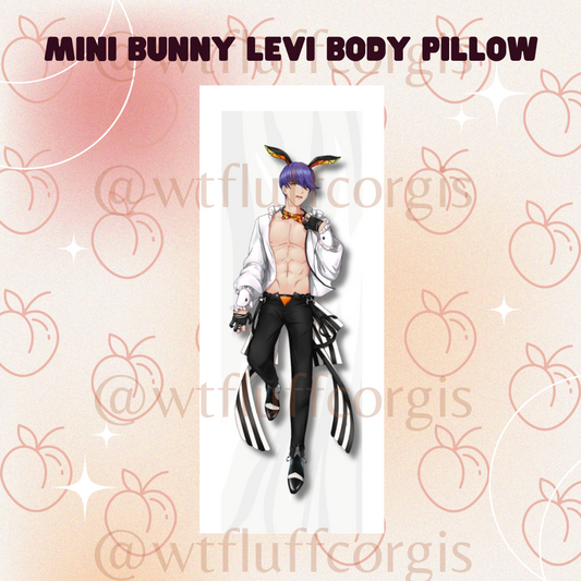 Mini Bunny Leviathan Body Pillow Keychain