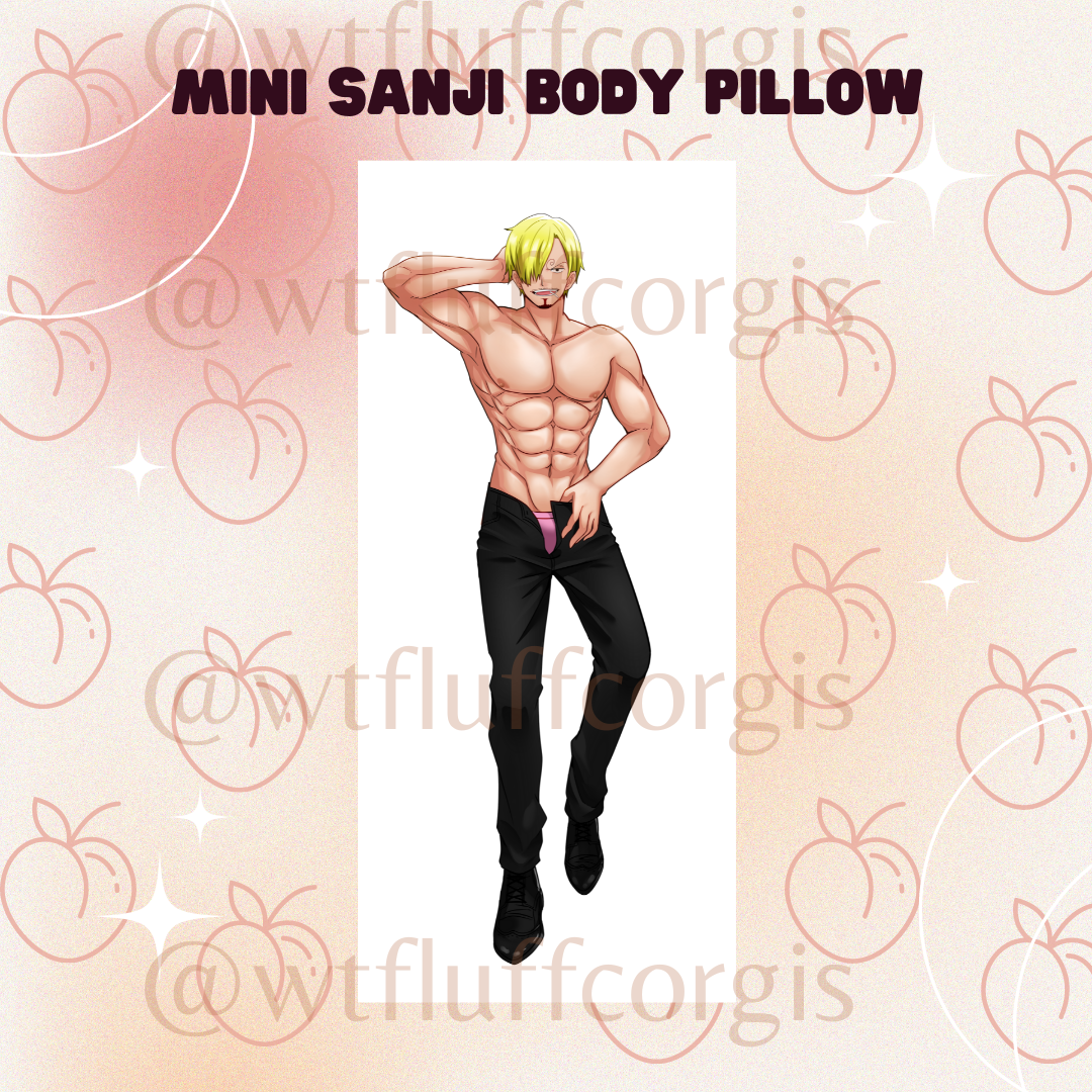 Mini Sanji Body Pillow Keychain One Piece