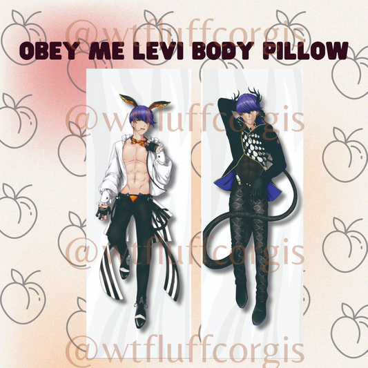 Leviathan Body Pillow Case (Double-sided) Obey Me