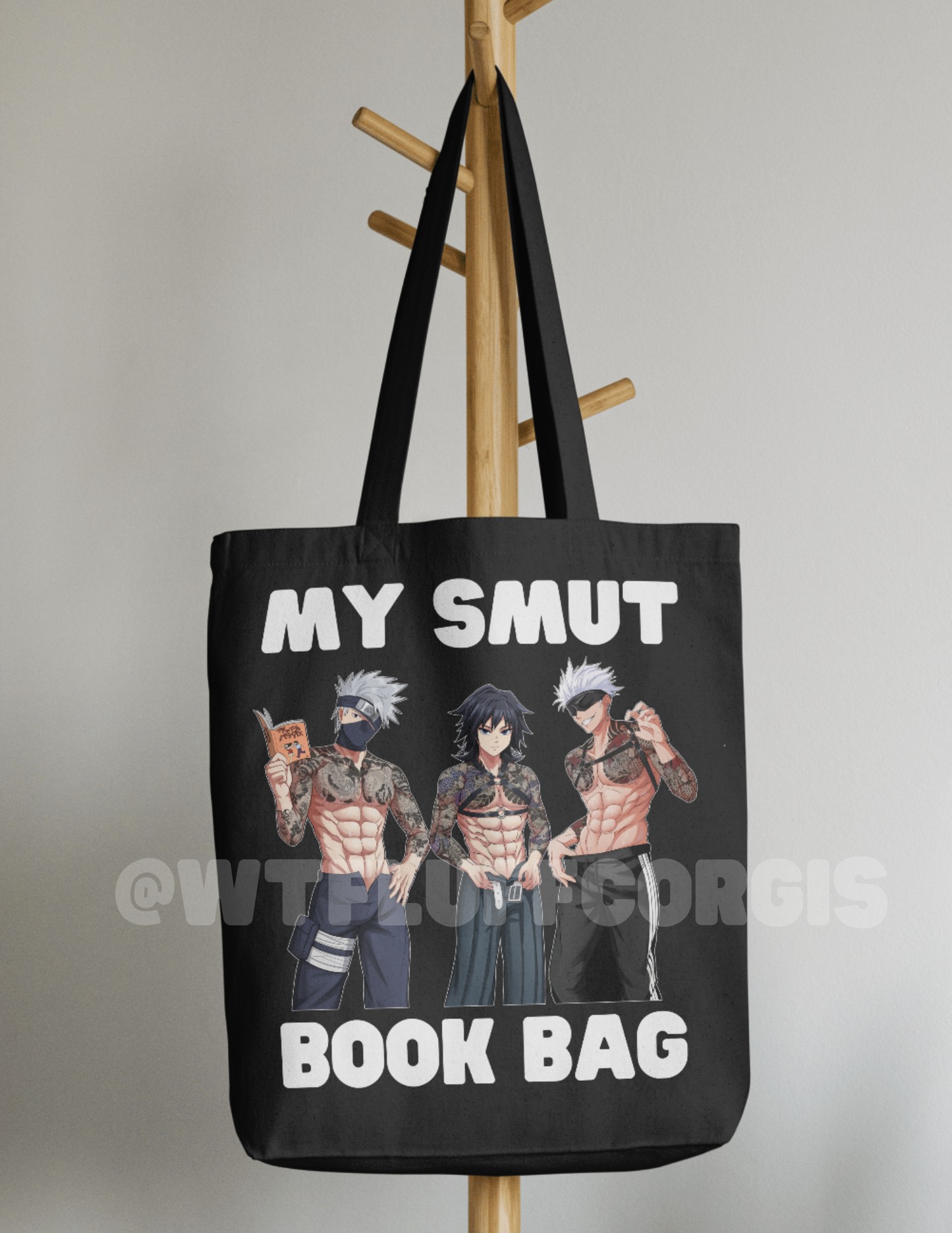 Smut Book Bag (Gojo, Giyu, Kakashi) Tote Bag