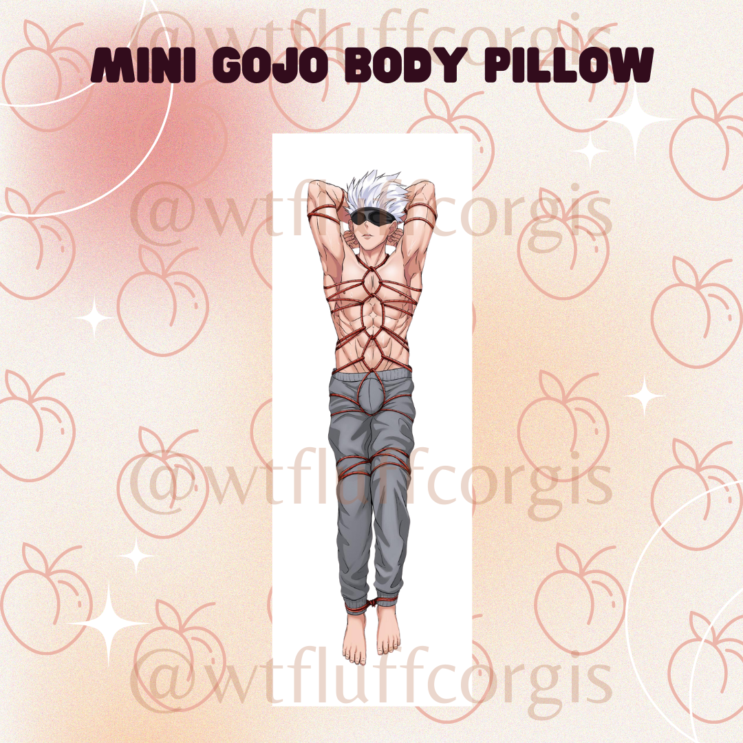 Mini Gojo Body Pillow Keychain JJK