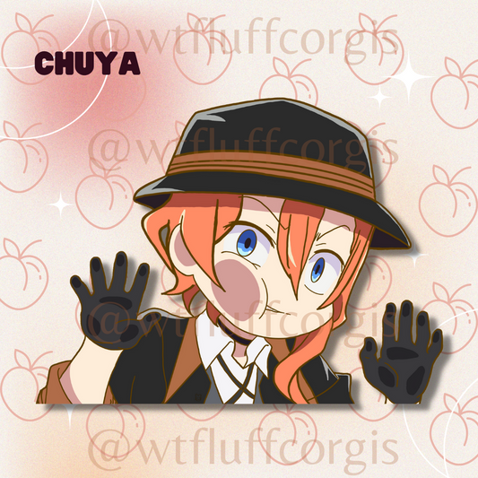 Chuya sticker decal peeker