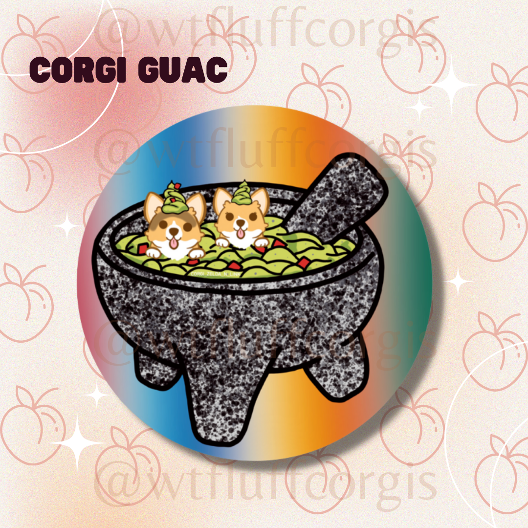 Molcajete Guacamole Corgis