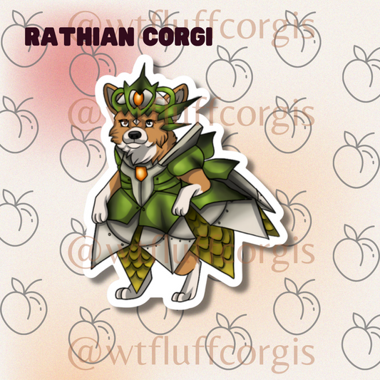 Monster Hunter Palico Corgi Rathian Queen Armor