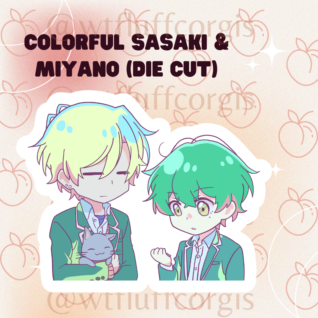 Colorful Sasaki & Miyano (Die Cut)