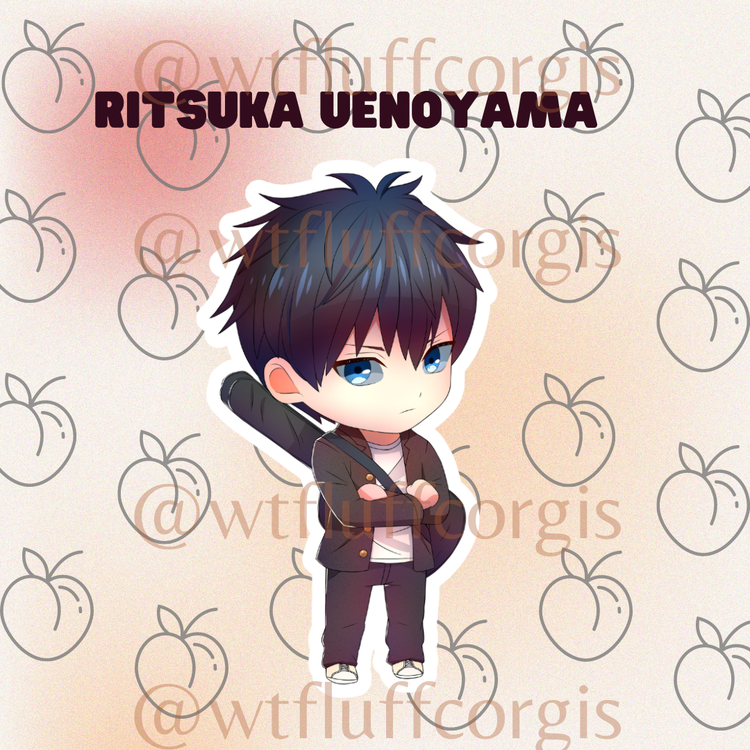 Chibi Ritsuka Uenoyama with White Outline